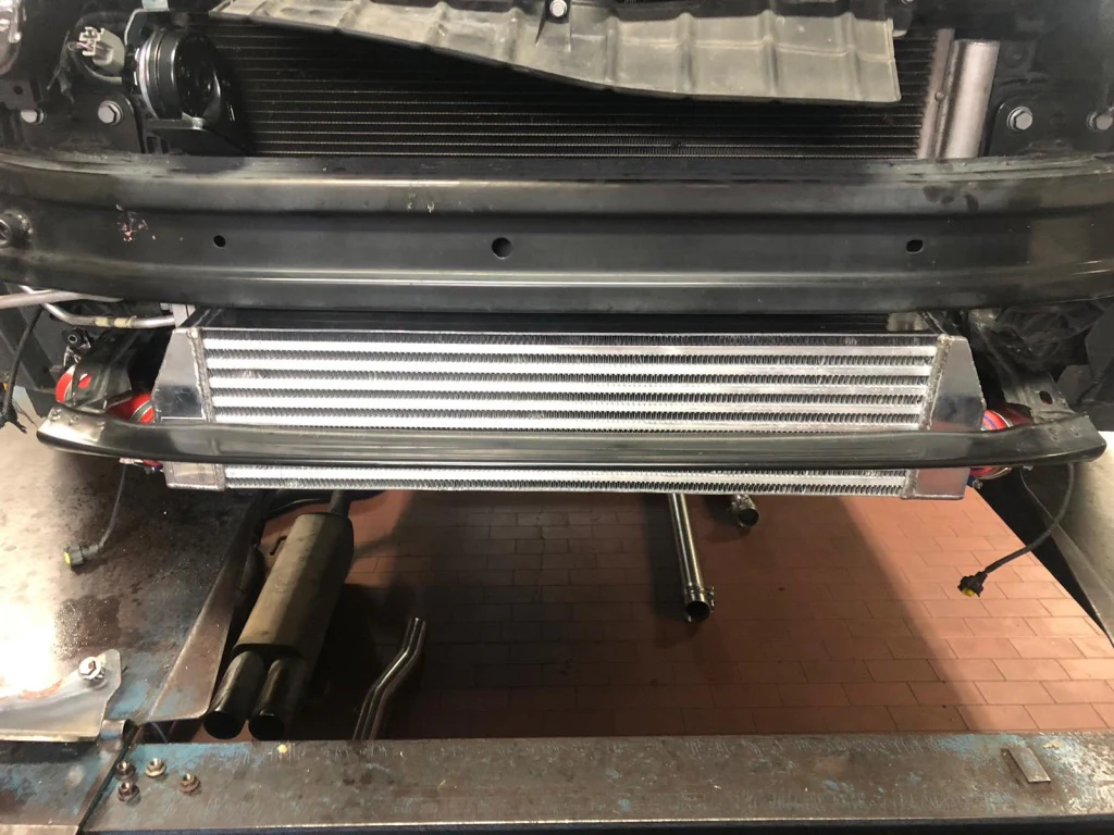 intercooler kit maggiorato Grande Punto abarth / Alfa Romeo MiTo tube fin - Image 3