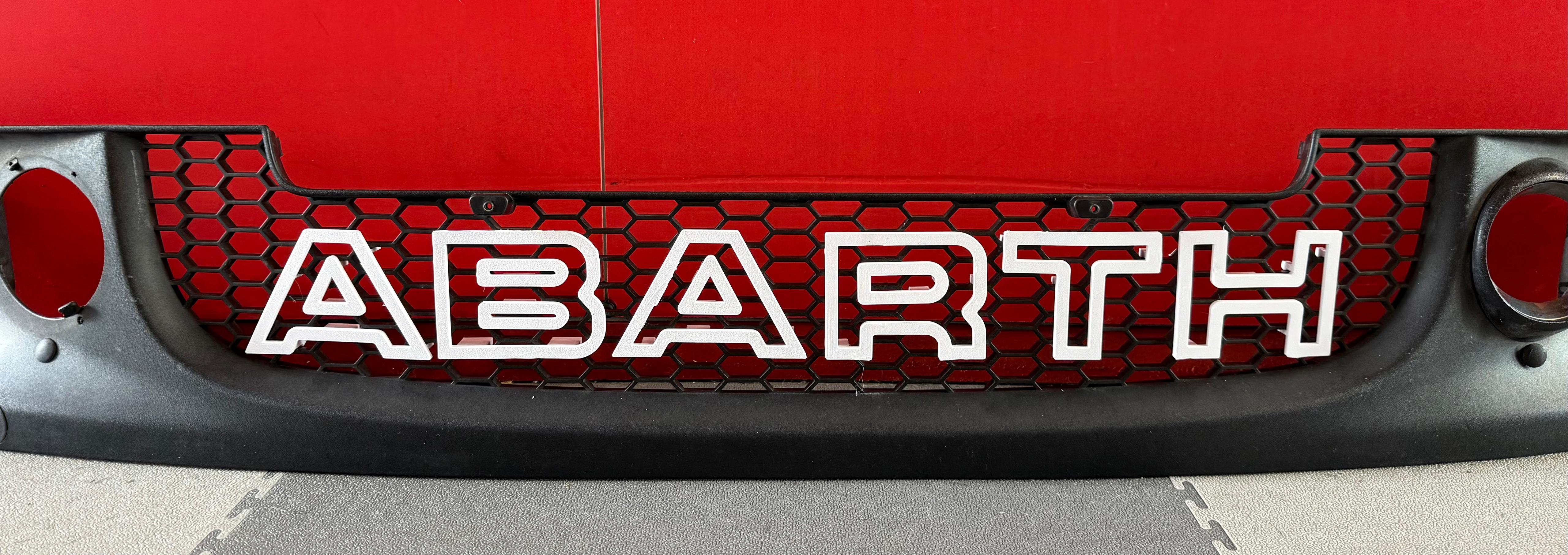 Scritta ABARTH griglia anteriore Pre-Restyling 2008-2015 - Image 3